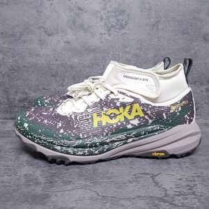 HOKA One Speedgoat 6 Mid GTX Gore Tex Shoes Mens Size 14 D Truffle 1155152-TRFF